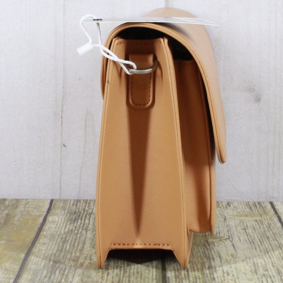 NWT Pixie Mood Brown Vegan Leather Zoe Crossbody Purse Handbag - Picture 4 of 11